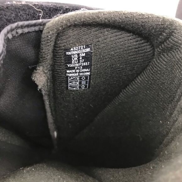 Lands End Boots Youth 5 Black Snow Winter Hook and Loop - Picture 12 of 13